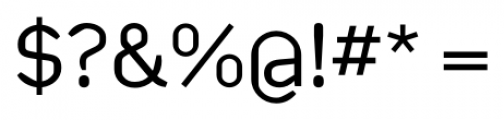 Kade Regular Font OTHER CHARS