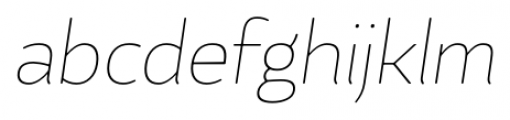 Kahlo Rounded Essential Light Italic Font LOWERCASE