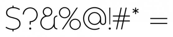 Kaleko 205 Light Font OTHER CHARS