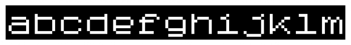 Kampen Pixel Box Font LOWERCASE