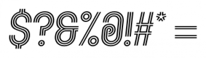 Kandel 105 Medium Oblique Font OTHER CHARS