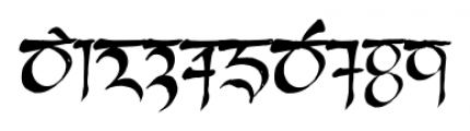 Kanjur Regular Font OTHER CHARS
