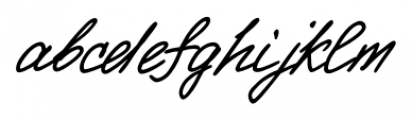 Katherine Regular Font LOWERCASE