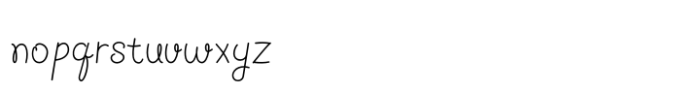 KA Zaha Light Font LOWERCASE