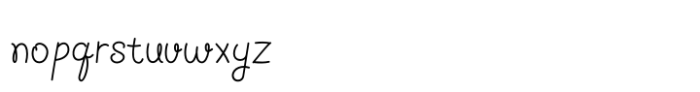 KA Zaha Regular Font LOWERCASE