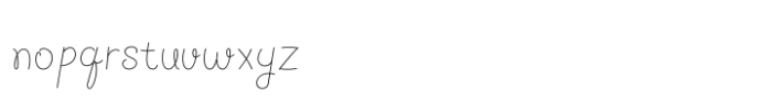 KA Zaha Thin Font LOWERCASE
