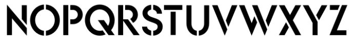KAPITAL Kapital Demi Stencil 2025 Font UPPERCASE