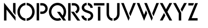 KAPITAL Kapital Medium Stencil 2025 Font UPPERCASE