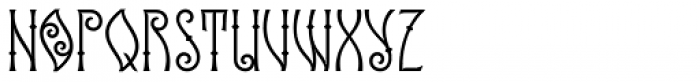Ka Gaytan Serif Font LOWERCASE