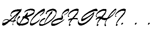 Kabetha Shelyne Italic Font UPPERCASE