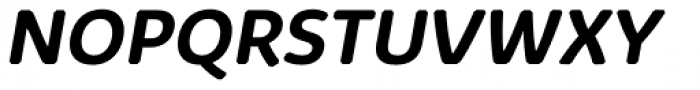 Kabrio Abarth Bold Italic Font UPPERCASE