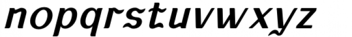Kabusi Medium Slanted Font LOWERCASE