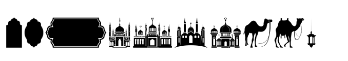 Kabyah Dingbats Font OTHER CHARS
