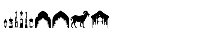 Kabyah Dingbats Font OTHER CHARS