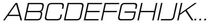 Kabyta Italic Expanded Font UPPERCASE
