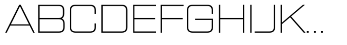 Kabyta Light Expanded Font UPPERCASE