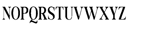 Kachiba Condensed Font UPPERCASE