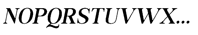 Kachiba Italic Font UPPERCASE