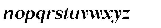 Kachiba Italic Font LOWERCASE