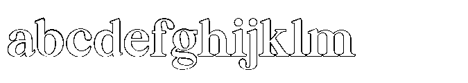 Kachiba Outline FONT