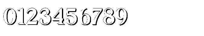 Kachiba Shadow Font OTHER CHARS