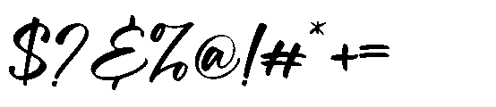 Kactigona Font OTHER CHARS