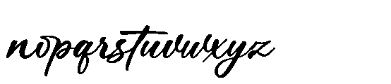 Kactigona Font LOWERCASE