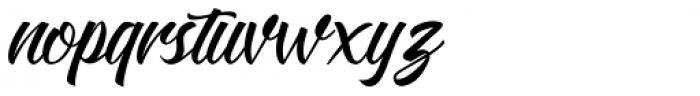 Kadisoka Script Font LOWERCASE