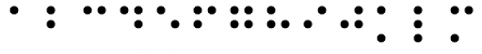 Kaeding Braille Bold Font UPPERCASE