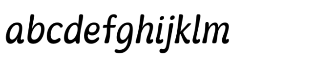 Kaeswaii Condensed Regular Italic Font LOWERCASE