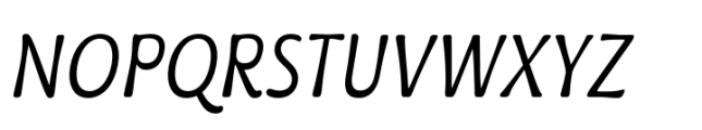 Kaeswaii Condensed Thin Italic Font UPPERCASE