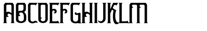 Kafehoc Font UPPERCASE