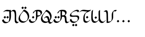 Kafillah Regular Font UPPERCASE