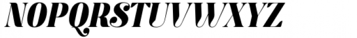 Kage Pro Black Oblique Font UPPERCASE