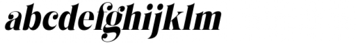 Kage Pro Black Oblique Font LOWERCASE