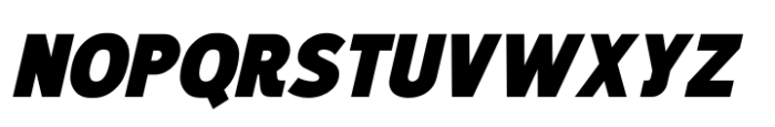 Kageno Bold Italic Font UPPERCASE