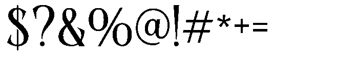 Kaget Regular Font OTHER CHARS