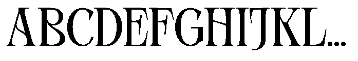 Kaget Regular Font UPPERCASE