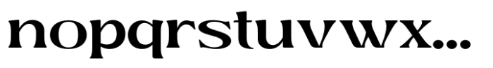 Kagista Display Bold Expanded Font LOWERCASE