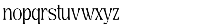 Kagista Display Condensed Font LOWERCASE