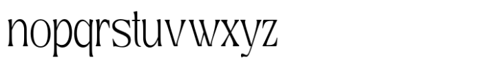 Kagista Display Light Condensed Font LOWERCASE