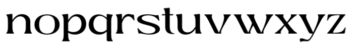 Kagista Display Medium Expanded Font LOWERCASE
