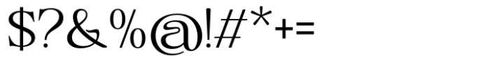 Kagista Display Regular Font OTHER CHARS