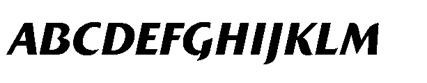 Kago Italic Font UPPERCASE