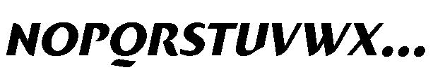 Kago Italic Font UPPERCASE