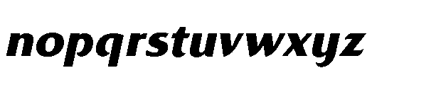 Kago Italic Font LOWERCASE
