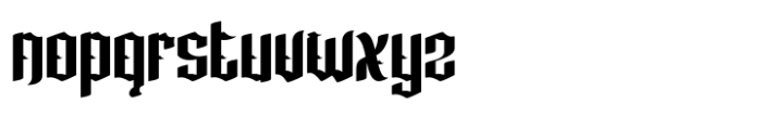 Kagok Font LOWERCASE