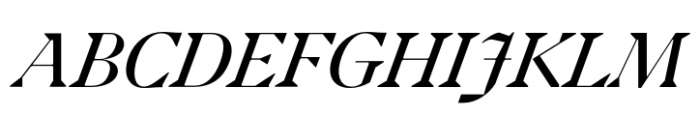 Kaguci Medium Italic Font UPPERCASE