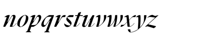 Kaguci Medium Italic Font LOWERCASE