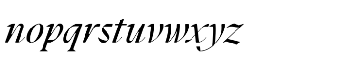 Kaguci Regular Italic Font LOWERCASE